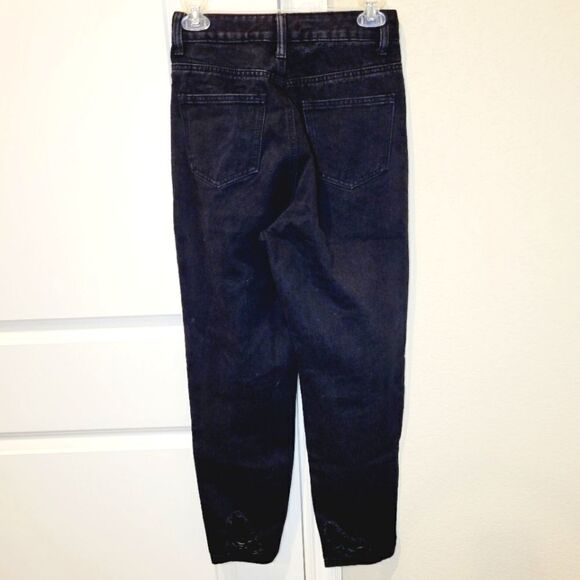 MISSGUIDEDRiot High Rise Ripped Mom petite Jeans. - Picture 9 of 13